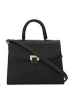 Christian Siriano Folder Top Shoulder Bag - Black