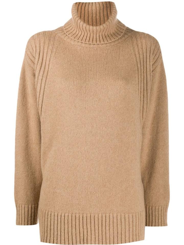 Roberto Collina Roll-neck Sweater - Neutrals