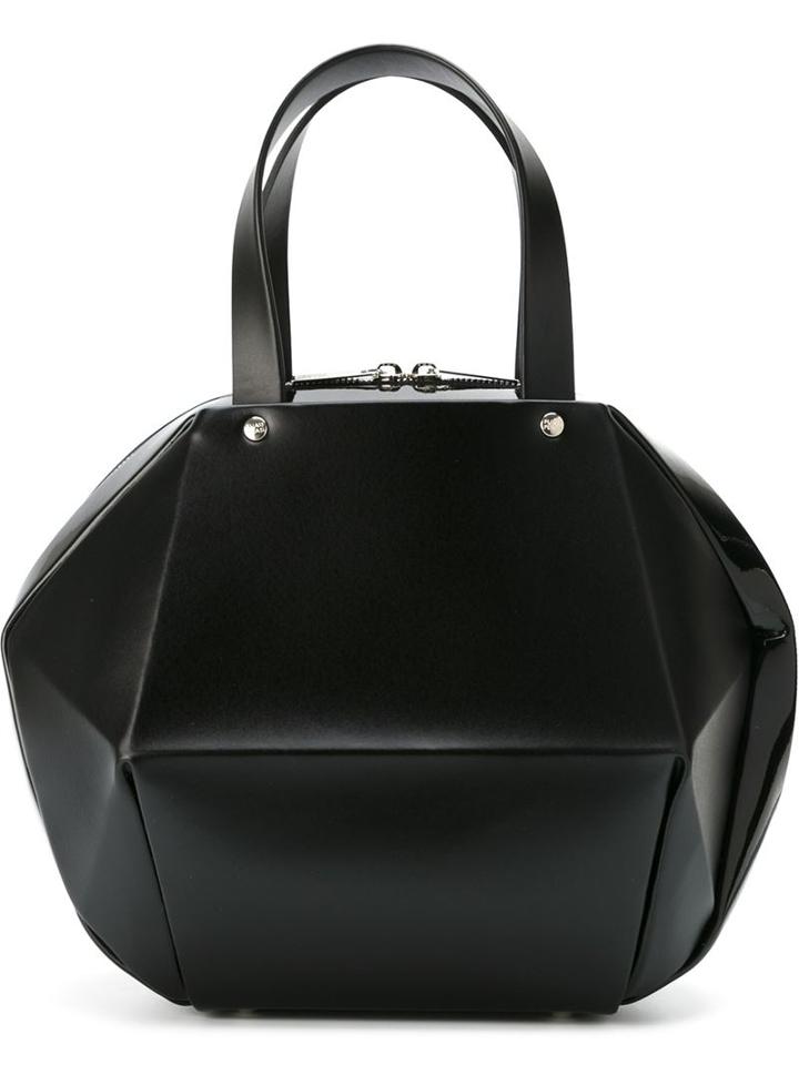 Pleats Please By Issey Miyake Structured Tote Bag