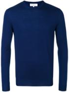 Salvatore Ferragamo Crew Neck Sweater - Blue