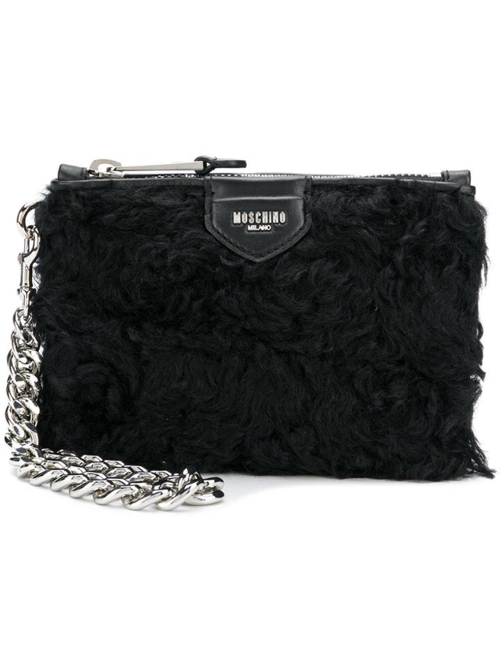 Moschino Curly Clutch - Black