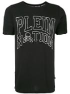 Philipp Plein - Varsity Logo T-shirt - Men - Cotton/polyester/polyurethane - Xxl, Black, Cotton/polyester/polyurethane