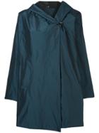 Peter Cohen Hooded Coat - Blue