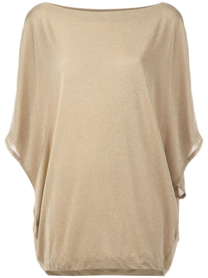 I'm Isola Marras Oversized Top, Women's, Size: Xl, Grey, Viscose/polyester/polyamide/spandex/elastane