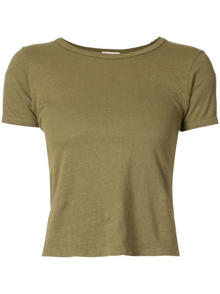 Re/done Ringer T-shirt - Green