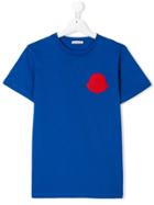 Moncler Kids Teen Logo Patch T-shirt - Blue