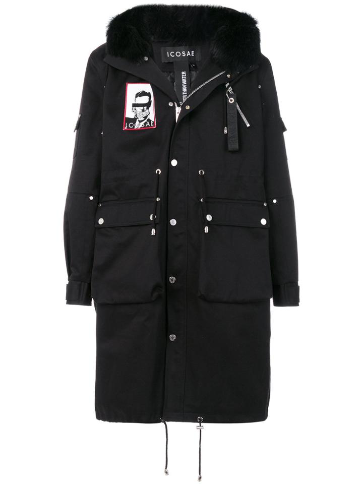 Icosae Manifesto Parka - Black
