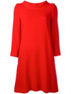 Goat Dawn Dress, Women's, Size: 10, Red, Wool/acetate/polyester