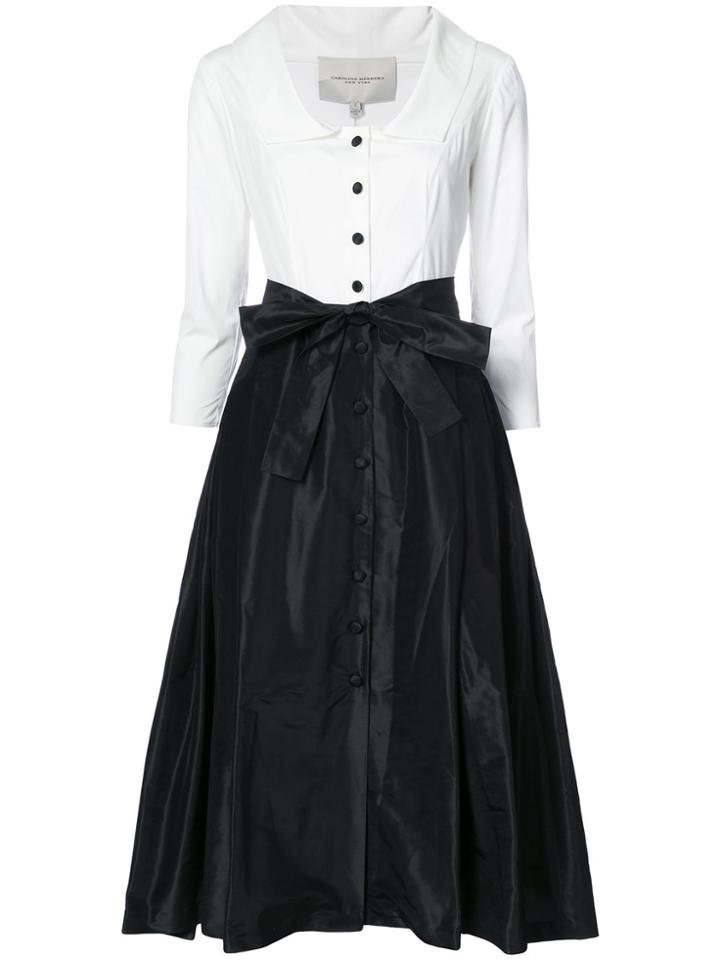Carolina Herrera Monochrome Shirt Dress - White