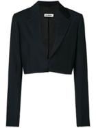 Jil Sander Cropped Fitted Jacket - Blue