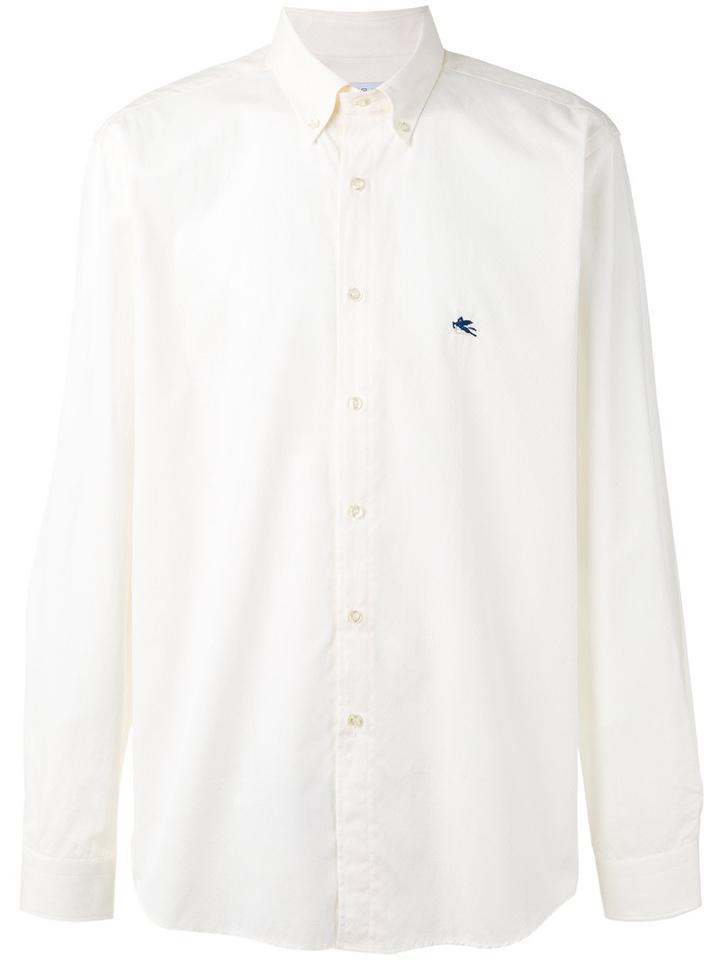 Etro Button Down Shirt, Men's, Size: 41, Nude/neutrals, Cotton