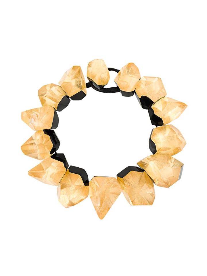 Monies Geometric Chocker, Women's, Yellow/orange