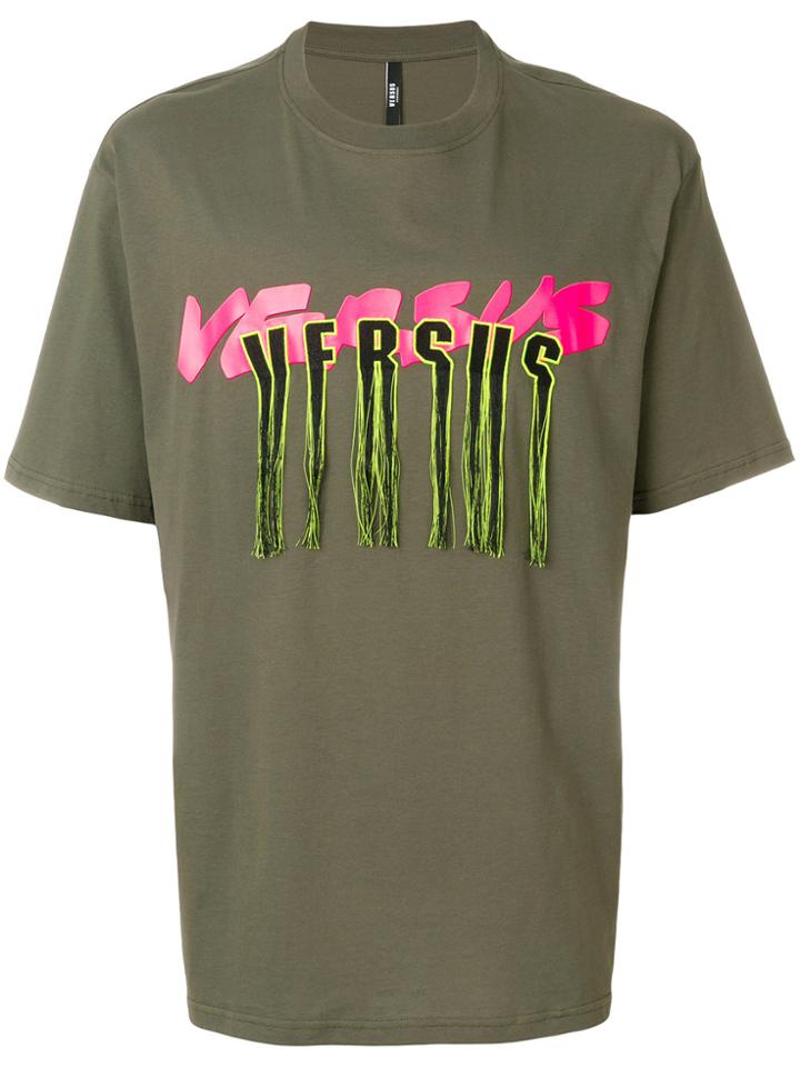 Versus Distorted Logo T-shirt - Green