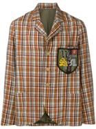Walter Van Beirendonck Oversized Check Blazer - Neutrals
