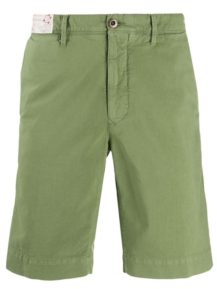 Incotex Classic Bermuda Shorts - Green