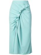 Sies Marjan Ruched Skirt - Green