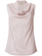 Blanca Sleeveless Fitted Top - Pink