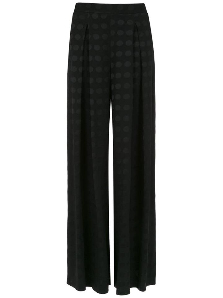 Tufi Duek Jacquard Palazzo Pant - Black