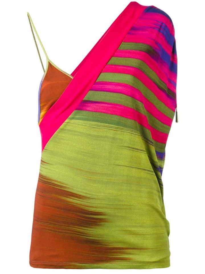 Jean Paul Gaultier Pre-owned Wrap-style Top - Multicolour