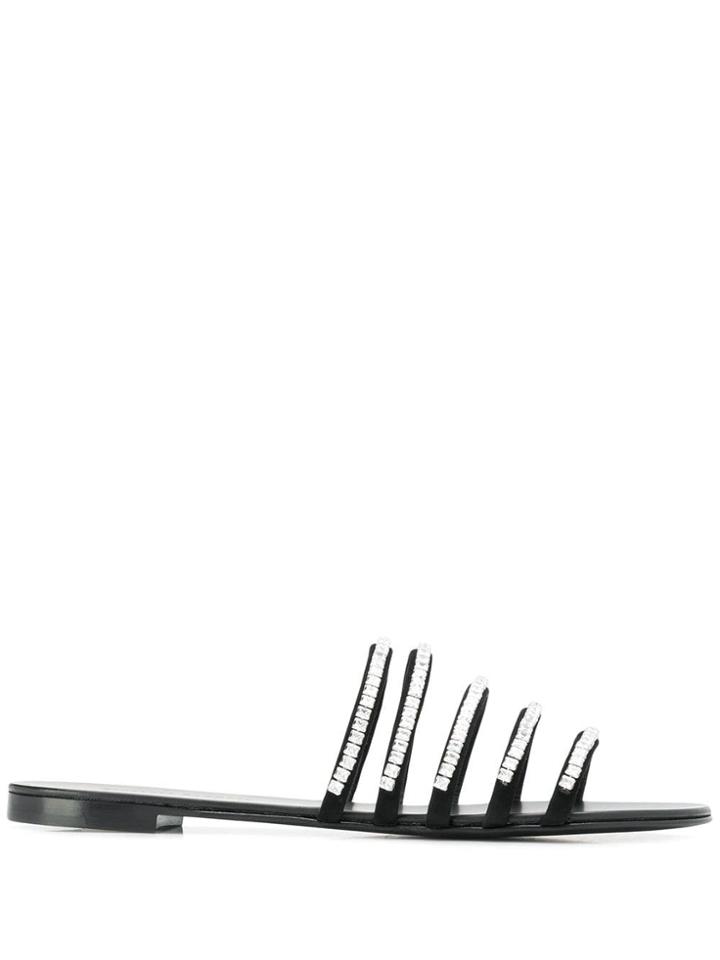 Giuseppe Zanotti Slip-on Michela Sandals - Black