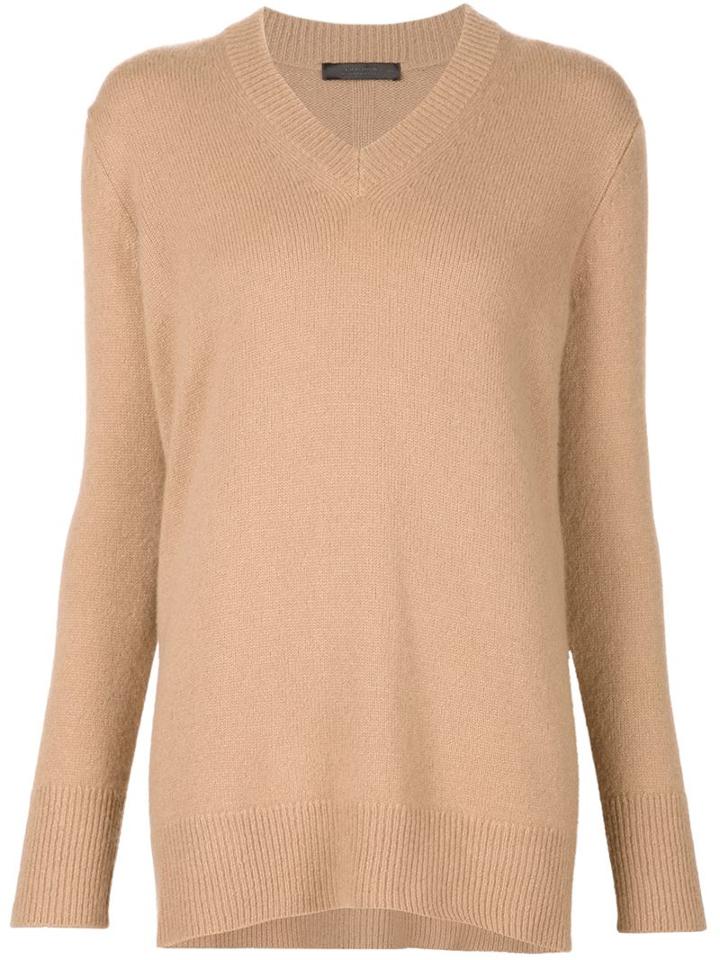 The Row V-neck Oversized Sweater