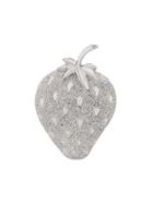 Susan Caplan Vintage '1960s Sarah Coventry Strawberry Brooch - Silver