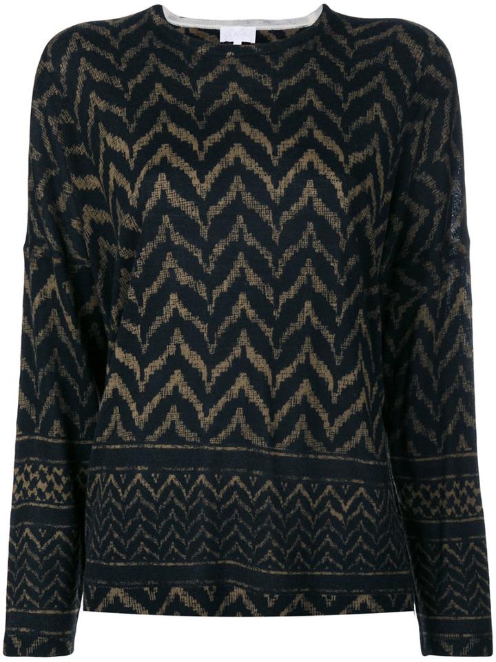 Lala Berlin - Printed Sweatshirt - Women - Wool - S, Black, Wool