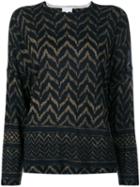 Lala Berlin - Printed Sweatshirt - Women - Wool - S, Black, Wool