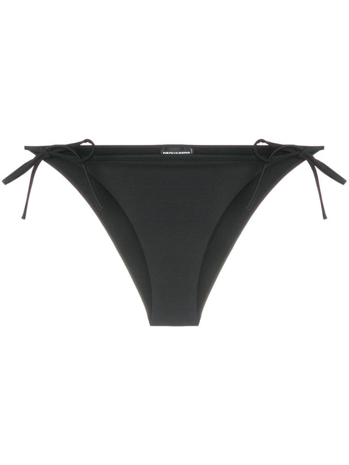 Dsquared2 Icon Back Print Bikini Bottoms - Black