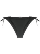 Dsquared2 Icon Back Print Bikini Bottoms - Black