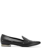 Agl Rounded Stud Loafers - Black