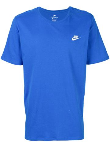 Nike Embroidered Logo T-shirt - Blue