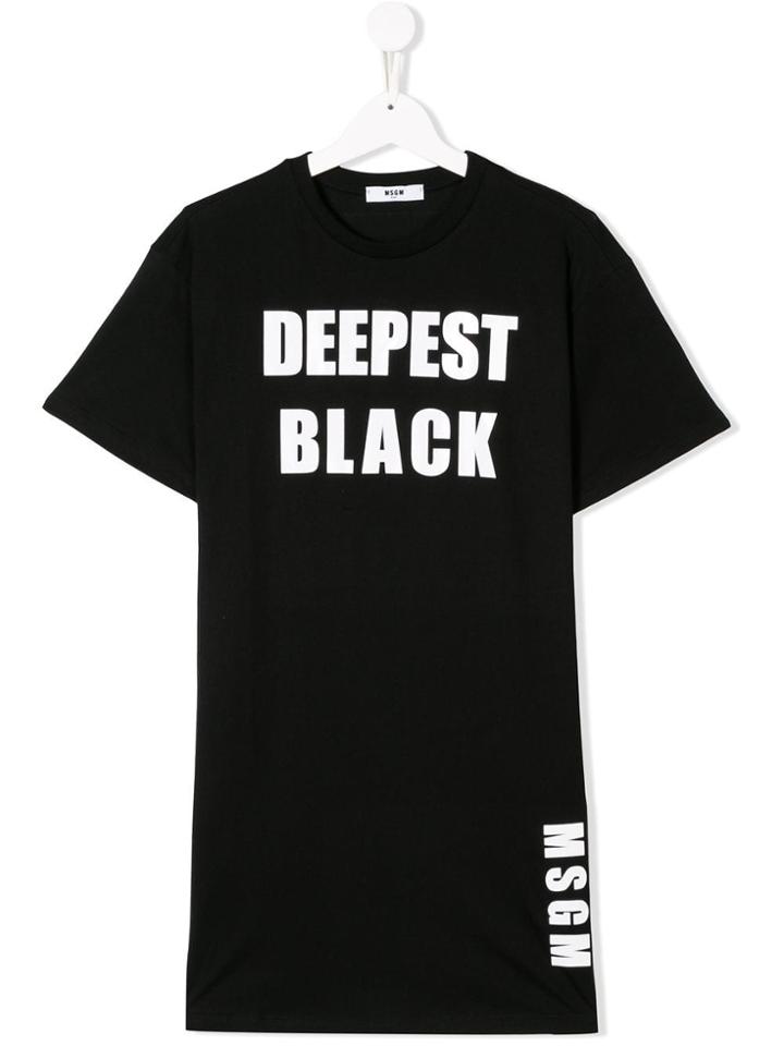 Msgm Kids 018608110t0 - Black