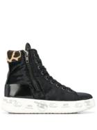 Premiata Edith High Top Sneakers - Black