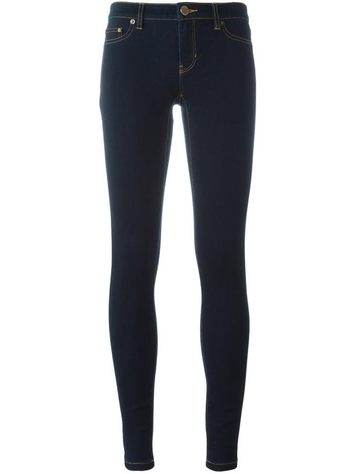 Michael Michael Kors Skinny Jeans, Women's, Size: 2, Blue, Cotton/polyester/spandex/elastane