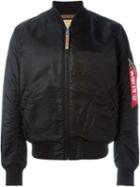 Alpha Industries 'ma-1' Flight Jacket, Men's, Size: Xl, Black, Polyester/nylon
