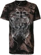 Balmain Tiger Print T-shirt - Black