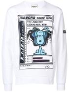 Iceberg Snoopy Print Sweatshirt - White