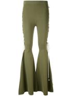 Puma String Tie Flared Trousers - Green