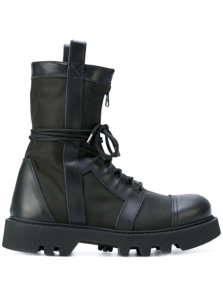 Helmut Lang Chunky Lace-up Boots - Black
