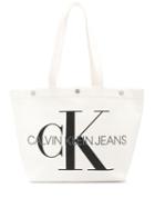 Calvin Klein Jeans Utility Tote Bag - White