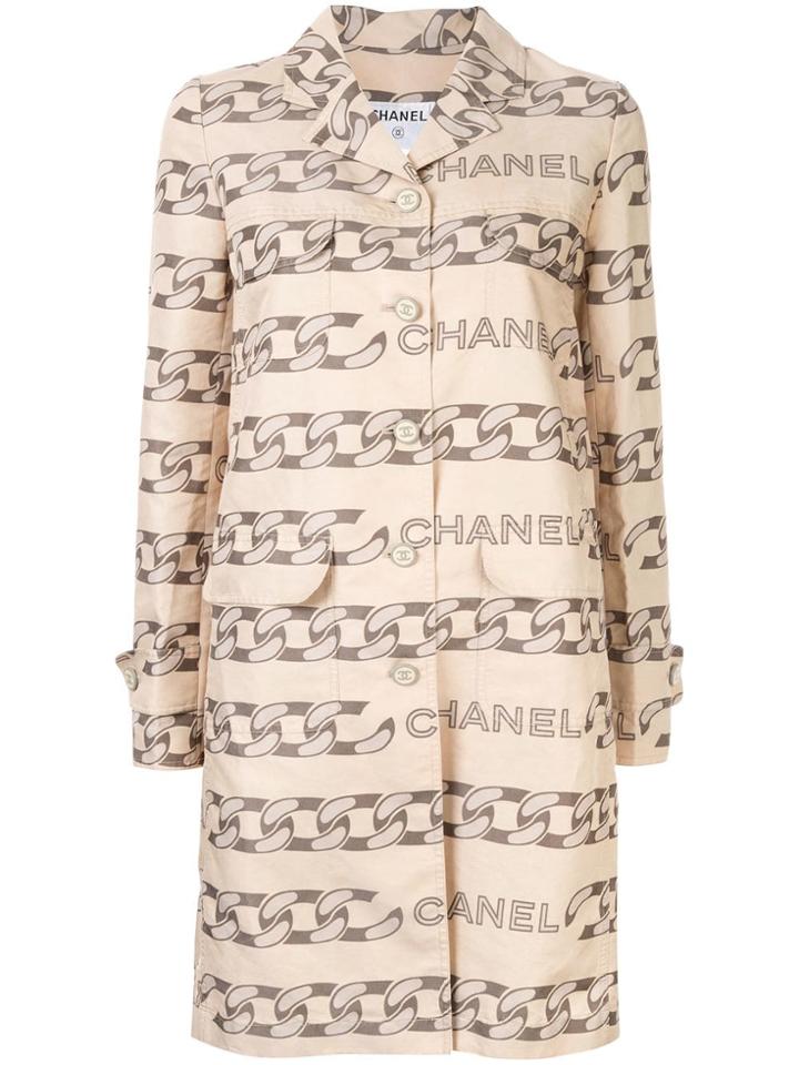 Chanel Vintage Patterned Jacket - Neutrals