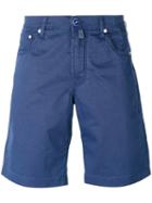 Jacob Cohen - Patterned Shorts - Men - Cotton/spandex/elastane - 32, Blue, Cotton/spandex/elastane
