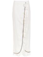 Clube Bossa Ruffled Hare Pants - White
