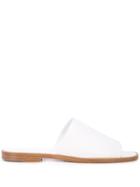 A Plan Application Open Toe Slides - White