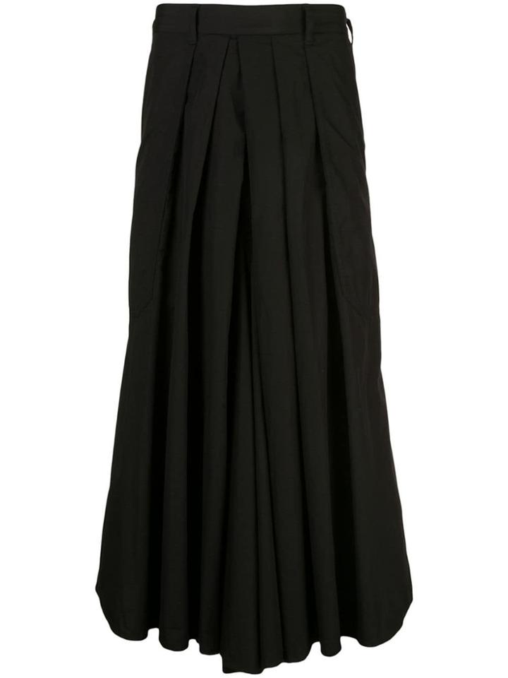 Yohji Yamamoto Pleated Waist Trousers - Black