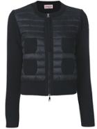 Moncler Padded Knit Jacket - Black