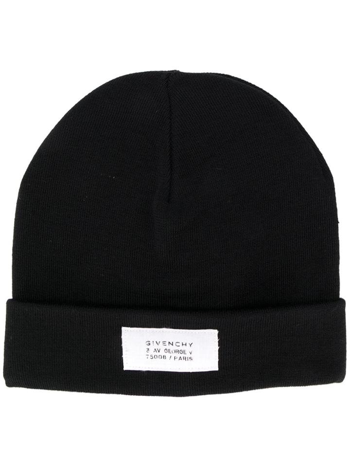 Givenchy Slouchy Beanie Hat - Black
