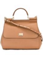 Dolce & Gabbana Large 'sicily' Tote, Women's, Brown