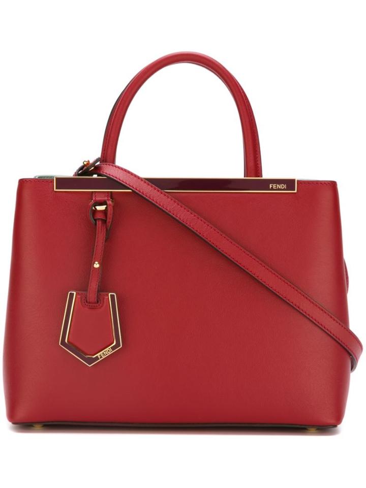 Fendi Small '2jours' Tote, Women's, Red